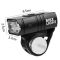 Велоліхтар BK-02Pro-2XPE ULTRA LIGHT, ALUMINUM, індикація заряду, Waterproof, акумулятор, ЗП Type-C