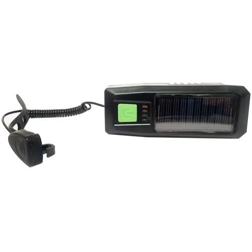Велоліхтар із сигналом LY-17-XPE, сон. батарея, виносна кнопка, Waterproof, Li-Ion акумулятор, ЗП microUSB