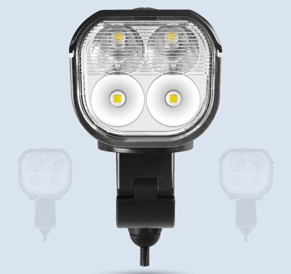 Велоліхтар із сигналом FY-336/2000-4T6, виносна кнопка, Waterproof, індикація заряду, Li-Ion акум., ЗП microUSB, Box