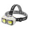 Ліхтар налобний HX-816-2COB(White+Red), Waterproof, 1x18650, ЗП Type-C, Box