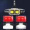 Ліхтар налобний HX-816-2COB(White+Red), Waterproof, 1x18650, ЗП Type-C, Box