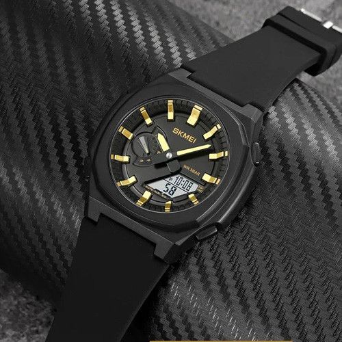 Годинники наручні 2091BKGDWT SKMEI, BLACK/GOLD-WHITE