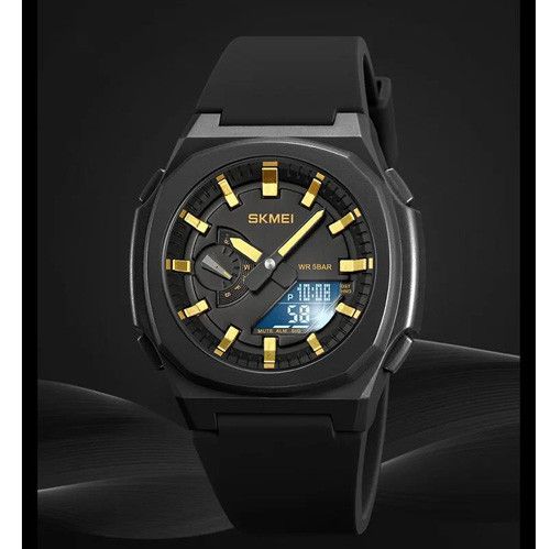 Годинники наручні 2091BKGDWT SKMEI, BLACK/GOLD-WHITE