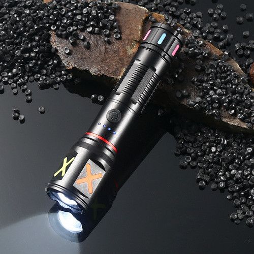 Ліхтар PLD-CA166-3 1 РЕЖИМ WHITE LASER LED PM10-TG, 1х18650, індикація заряду, ЗУ Type-C, zoom, Box