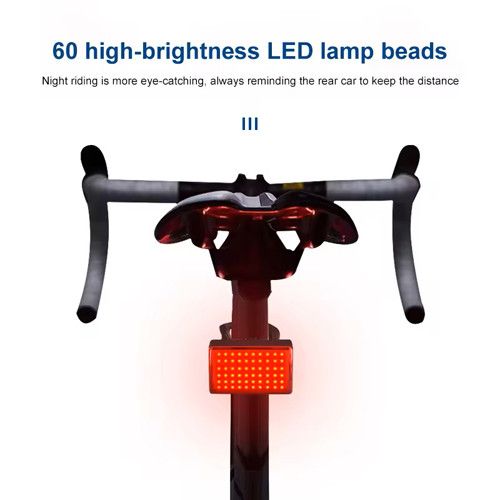 Велоліхтар MY-2105-60LED, waterproof, Li-Ion  акумулятор, ЗП Type-C
