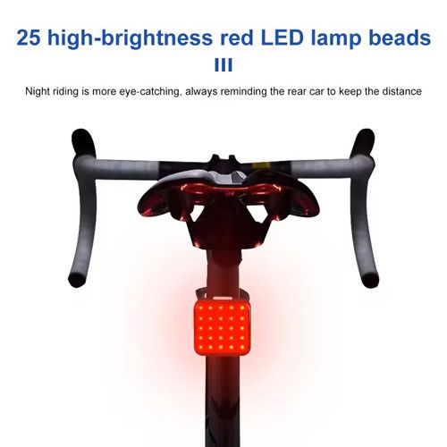 Велоліхтар MY-2107-25LED, waterproof, Li-Ion  акумулятор, ЗП Type-C