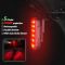 Велоліхтар LEADBIKE LD80-6LED з лазерною розміткою, waterproof, Li-Ion акумулятор, ЗП Type-C