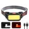 Ліхтар налобний BL-008+COB (White+Red), Li-Ion акум., ЗП Type-C, Box