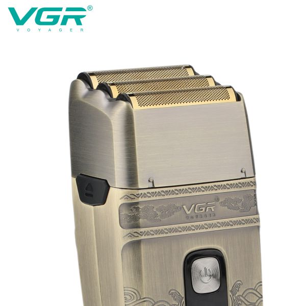 Електробритва VGR V-335 шейвер, потрійне лезо, IPX6, LED display
