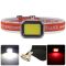 Ліхтар налобний CY-2027-B-COB(white+red), Li-Ion акумулятор, ЗП Type-C