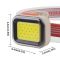 Ліхтар налобний CY-2027-B-COB(white+red), Li-Ion акумулятор, ЗП Type-C