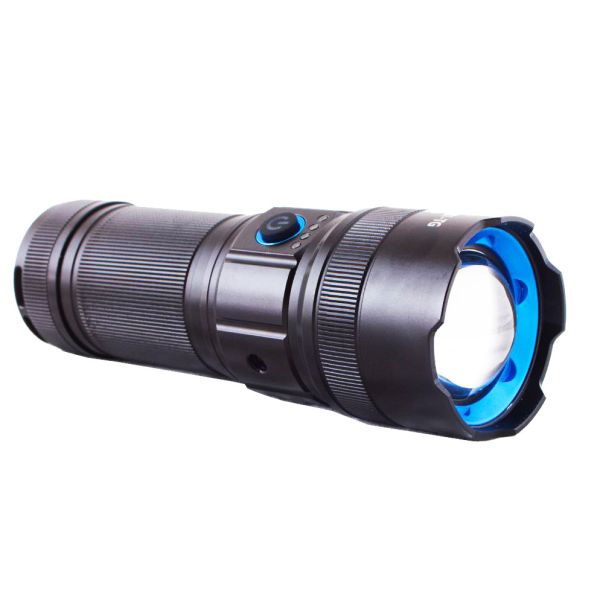 Ліхтар AK180 WHITE LASER LED PM30-TG, 1х38650, Power Bank, ЗП Type-C, zoom, 5 фільтрів
