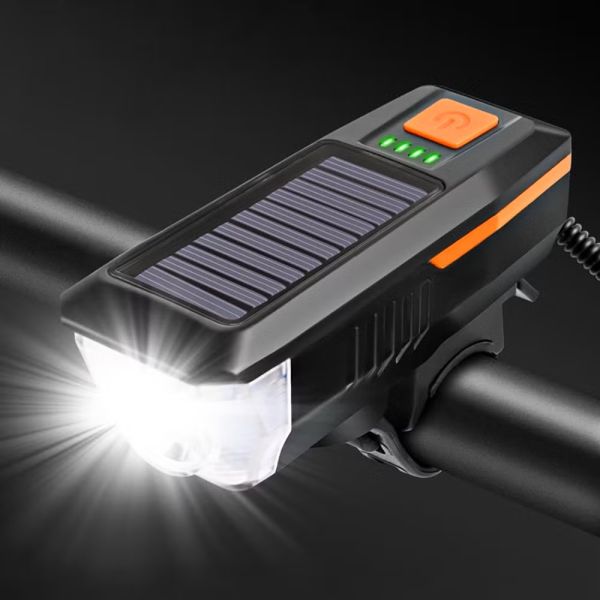 Велоліхтар із сигналом LY-17-XPE, сон. батарея, виносна кнопка, Waterproof, Li-Ion акумулятор, ЗП microUSB