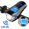 Велоліхтар з комп'ютером та сигналом XA-585-T6+2LED, виносна кнопка, Waterproof, Li-Ion акумулятор, ЗП microUSB