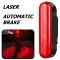 Велоліхтар LEADBIKE LD80-6LED з лазерною розміткою, waterproof, Li-Ion акумулятор, ЗП Type-C