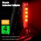 Велоліхтар LEADBIKE LD77-LS-4LED з лазерною розміткою, waterproof, Li-Ion акумулятор, ЗП Type-C