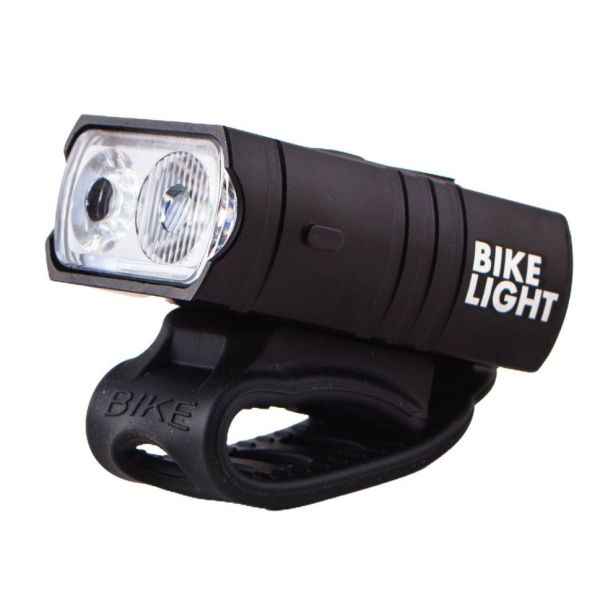 Велоліхтар BK-02Pro-2XPE ULTRA LIGHT, ALUMINUM, індикація заряду, Waterproof, акумулятор, ЗП Type-C