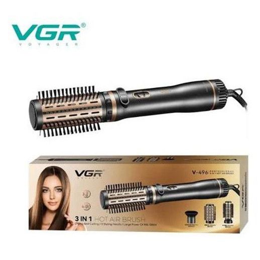 Фен-стайлер VGR 3 в 1 V-496, Professional, 1000 Вт