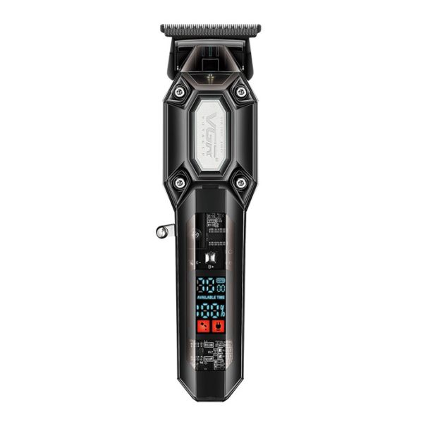 Тример VGR V-900 BLACK, 4 насадки, LED display, 7000 RPM