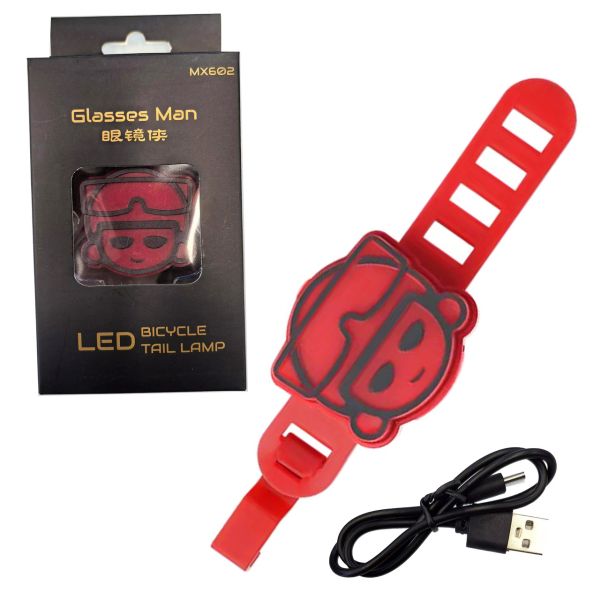 Велоліхтар STOP 602-LED, Waterproof, Li-Ion акумулятор, ЗП Type-C