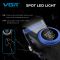 Акумуляторна машинка для стриження (clipper) VGR V-001 BLUE, 10 насадок, 9000 RPM, 4600 mAh, LED light, LED display