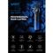 Акумуляторна машинка для стриження (clipper) VGR V-001 BLUE, 10 насадок, 9000 RPM, 4600 mAh, LED light, LED display