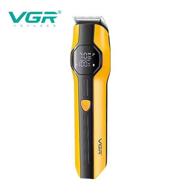 Набір для стриження VGR 13 в 1 V-173 YELLOW, 13 насадок, LED display