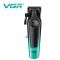 Акумуляторна машинка для стриження (clipper) VGRV-196 GREEN, 8 насадок, 7000 RPM, 2000 mAh, LED display