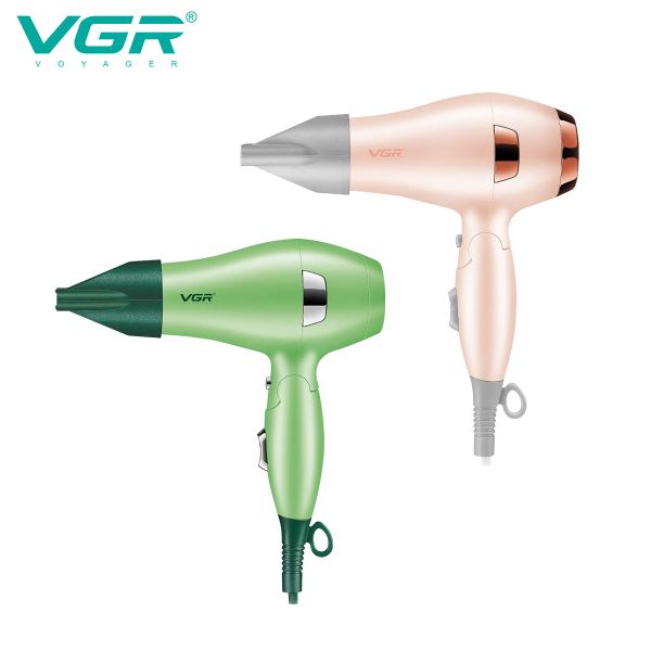Фен складаний VGR V-432 GREEN, 3 рівні обдування, низький рівень шуму, 1000 Вт
