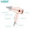 Фен складаний VGR V-432 PINK, 3 рівні обдування, низький рівень шуму, 1000 Вт