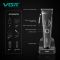 Акумуляторна машинка для стрижки (clipper) VGR V-880C BLACK, EXTERNAL ROTOR MOTOR, MIM BLADE, 11 насадок, док-станція
