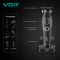 Тример VGR V-880T BLACK, EXTERNAL ROTOR MOTOR, MIM BLADE, 4 насадки, док-станція
