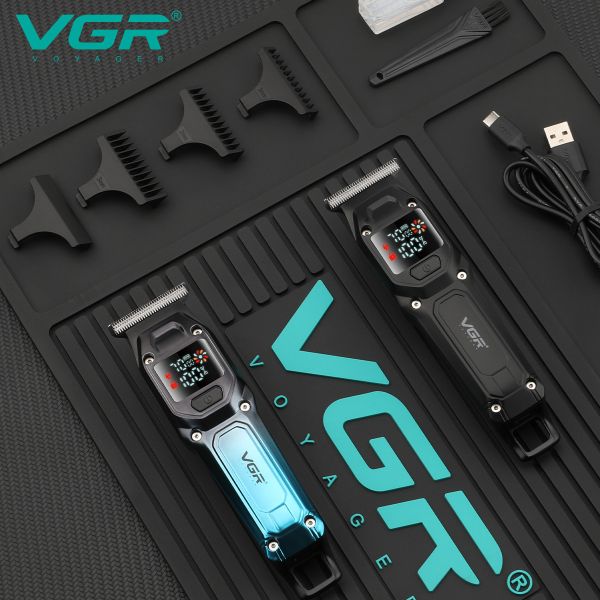 Тример VGR V-964 BLACK, 7000 RPM, 3 насадки, LED display