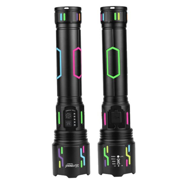 Далекобійний ліхтар YEMAO YM-G640Y, 4000LM, акумулятор 33140 (15000 mAh), чохол, блок живлення