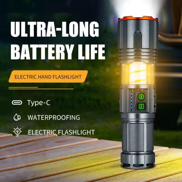 Тактичний ліхтар YEMAO YM-G520, 2500LM, акумулятор 40700 (9000 mAh), функція лампи