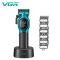Акумуляторна машника для стриження (clipper) VGR V-886C GREEN, LED display, 9000RPM