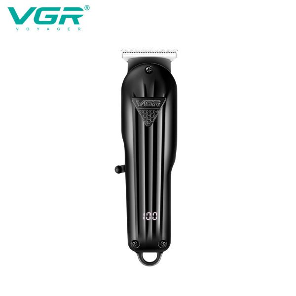 Машинка (триммер) для стрижки волосся VGR V-982, Professional, 4 насадки, LED Display