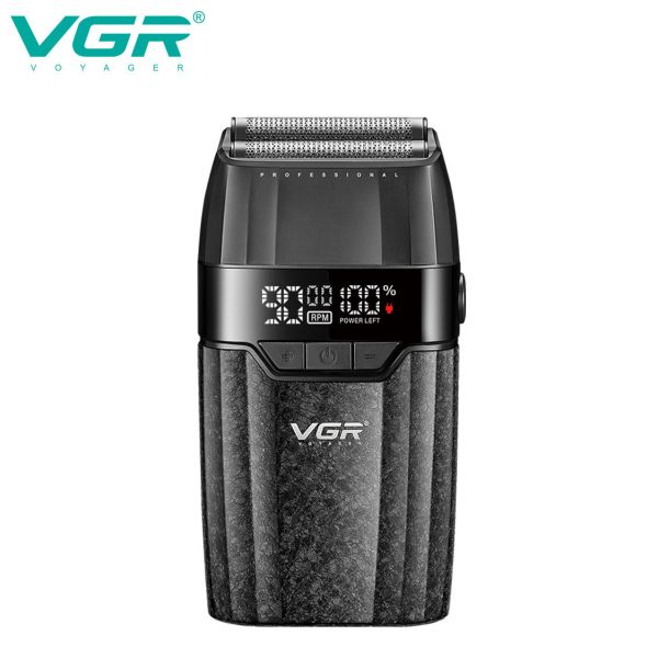 Електробритва VGR V-640S шейвер, подвійне лезо, 9000 RPM, LED Display