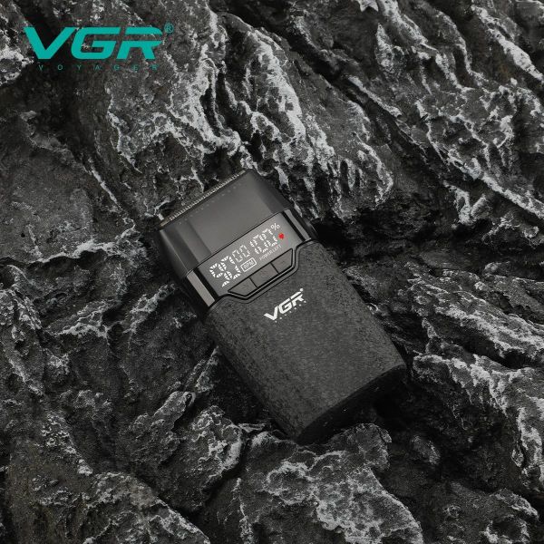 Електробритва VGR V-640S шейвер, подвійне лезо, 9000 RPM, LED Display