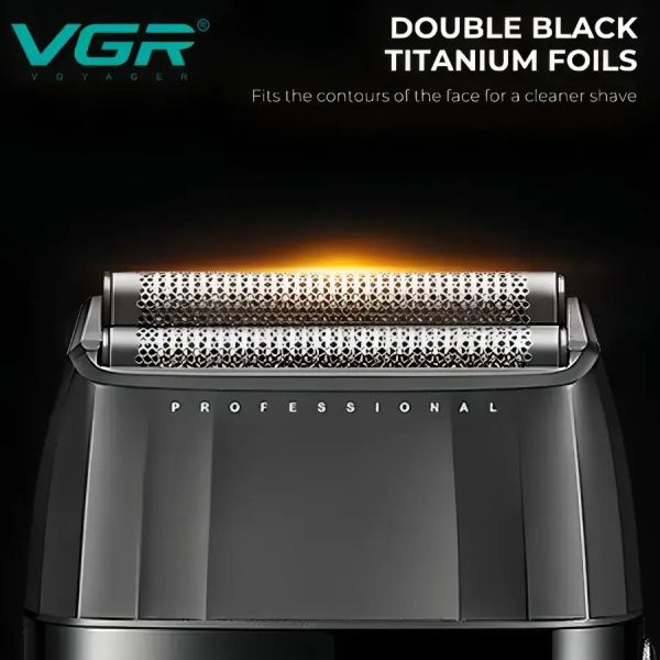 Електробритва VGR V-640S шейвер, подвійне лезо, 9000 RPM, LED Display