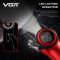 Комплект VGR STEPLERSS PRO 3 IN 1 RED, машинка для стрижки (Clipper), тример, шейвер