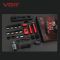 Комплект VGR STEPLERSS PRO 3 IN 1 RED, машинка для стрижки (Clipper), тример, шейвер