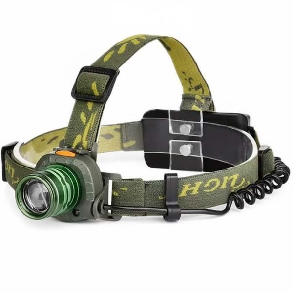 Ліхтар налобний 6616-T6, Motion Sensor, ЗП 220/12V, 1x18650, zoom