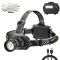 Ліхтар налобний BL-T701A-TG, 3x18650, ЗП Type-C, zoom, Box