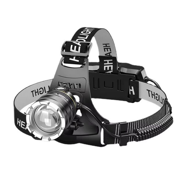 Ліхтар налобний A16-GT, IPX65, 2x18650, ЗП Type-C, zoom, Box