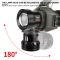Ліхтар налобний NIGHT VISION FLUORESCENCE 8098-TG, IPX4, 2x18650/2x21700, ЗП Type-C, zoom, Box