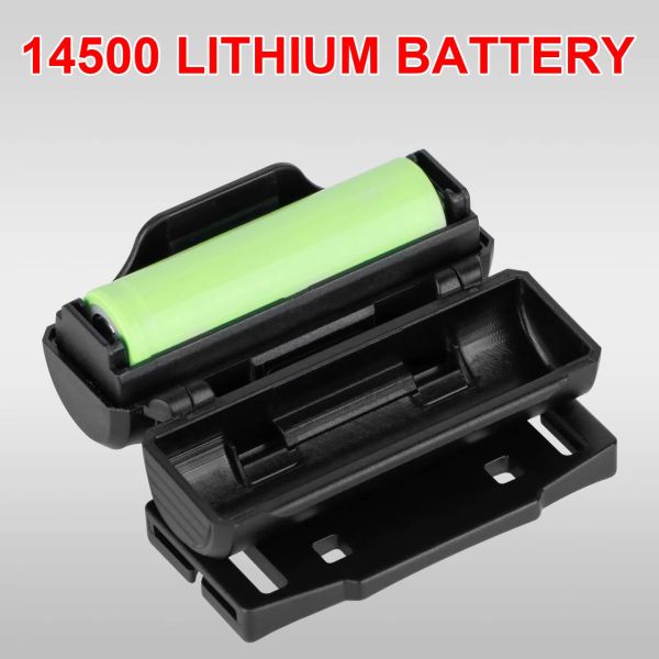 Ліхтар налобний 6670-COB(White)+SMD(Red), ЗП Type-C, 1x14500, Box