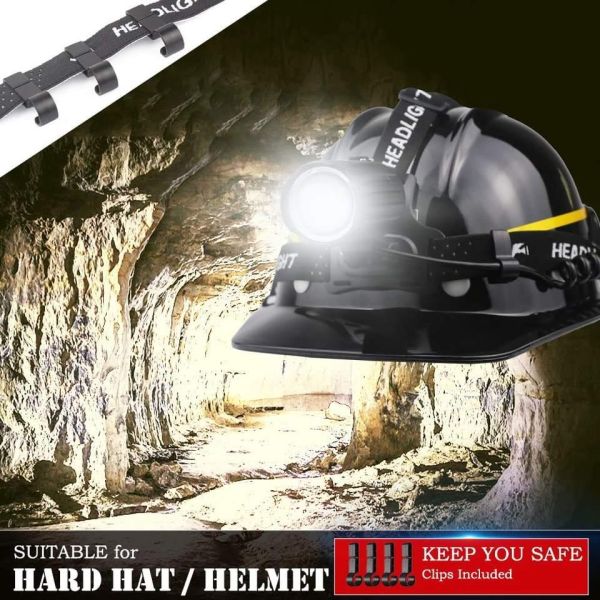 Ліхтар налобний BL-T35-P160, 3x18650, Power Bank, ЗП Type-C, zoom, Box