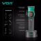 Акумуляторна машника для стриження (clipper) VGR V-885C GREEN, 10 насадок, LED display