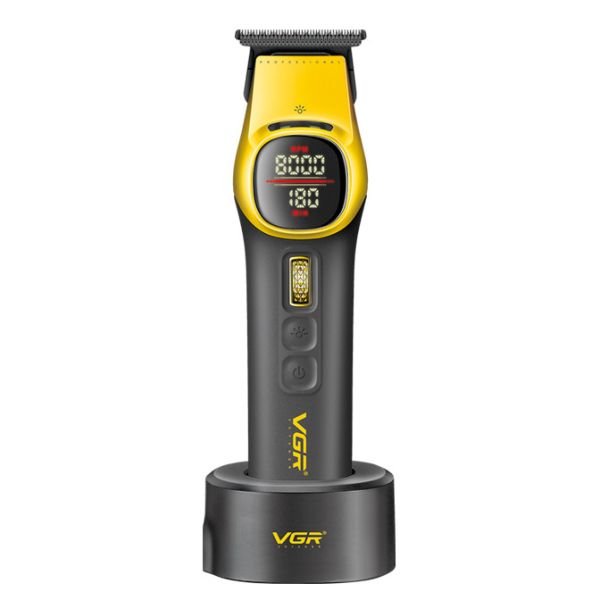 Триммер VGR V-885T GOLD, 4 насадки, LED display